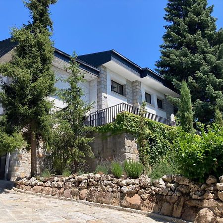 Los Cedros, Gran Chalet Con Piscina Y Apartamento En Navacerrada Kültér fotó