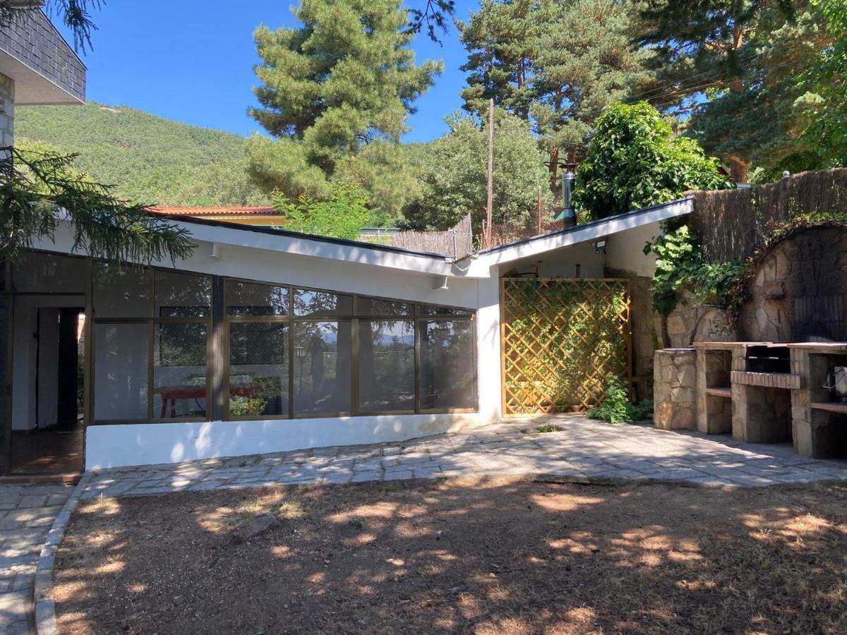 Los Cedros, Gran Chalet Con Piscina Y Apartamento En Navacerrada Kültér fotó