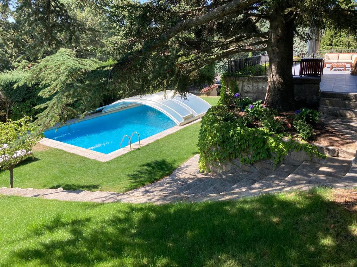 Los Cedros, Gran Chalet Con Piscina Y Apartamento En Navacerrada Villa Kültér fotó